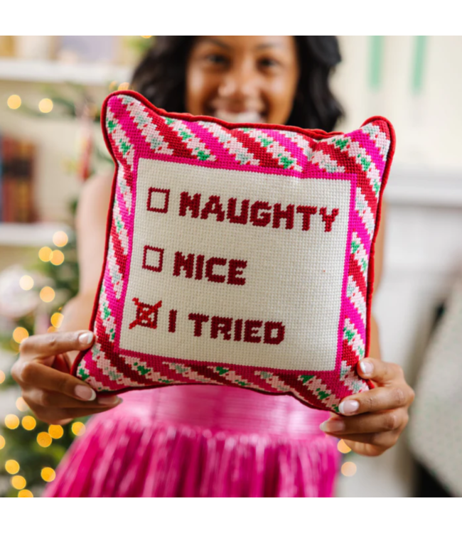 I tried Needlepoint