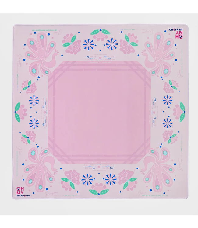 Birdie Pink Mahjong Mat