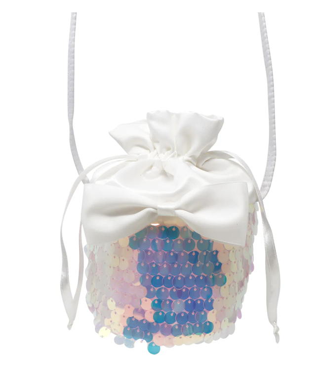 Glimmer Drawstring Cross Body Bag