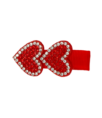 Pink Poppy Twinkling Heart Hair Clip