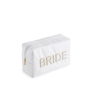 Shiraleah Bride Cosmetic Case, White