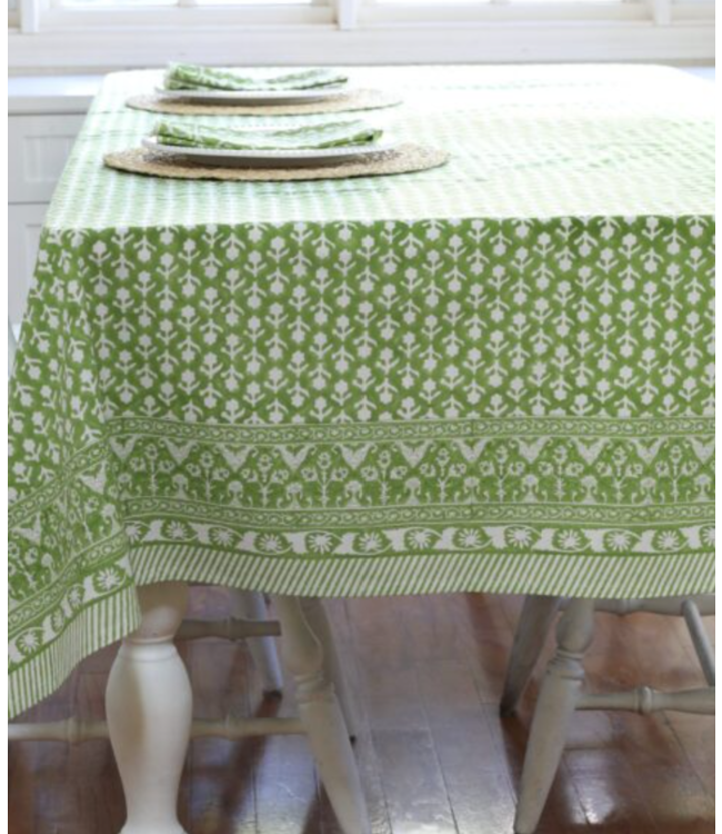 Charlotte Green Tablecloth 60 x 120