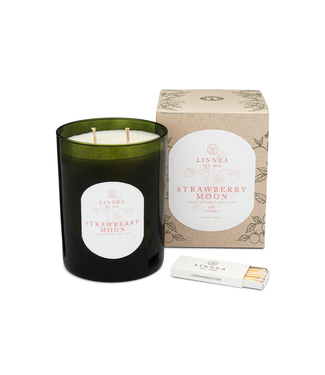 Linnea Strawberry Moon 2-Wick Botanik Candle