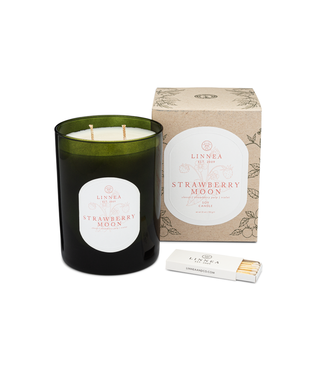 Strawberry Moon 2-Wick Botanik Candle