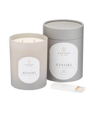 Linnea Hinoki 2-Wick Candle