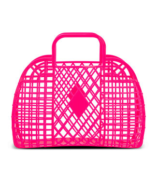 Iscream Pink Neon Large Jelly Bag