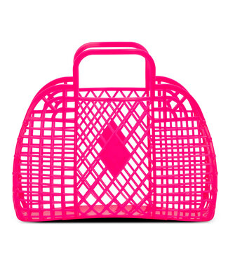 Iscream Pink Neon Small Jelly Bag