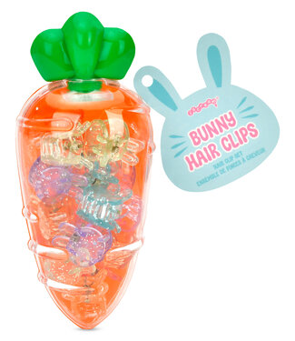 Iscream Carrot Mini Bunny Clips
