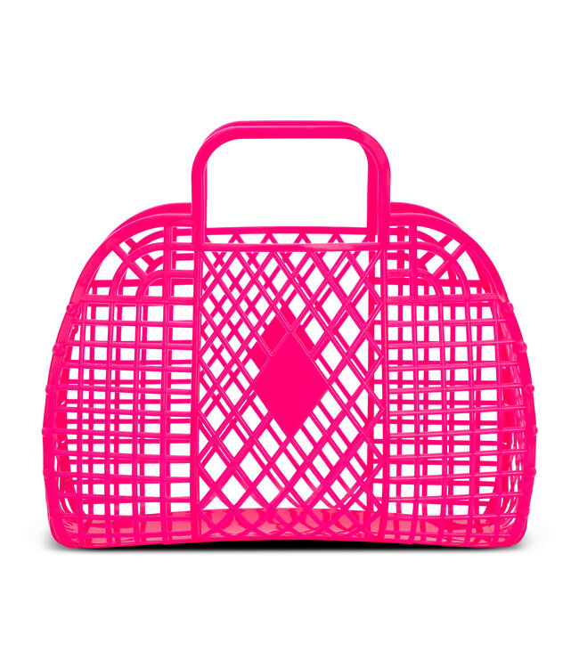 Pink Neon Large Jelly Bag