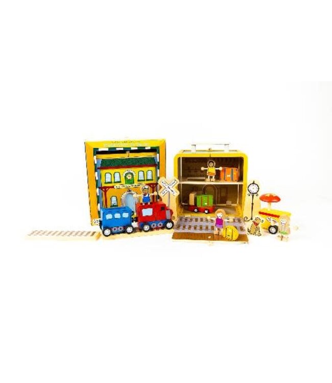 Train Station Suitcase