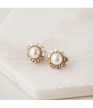 Lover's Tempo Empress Pearl Post Earrings