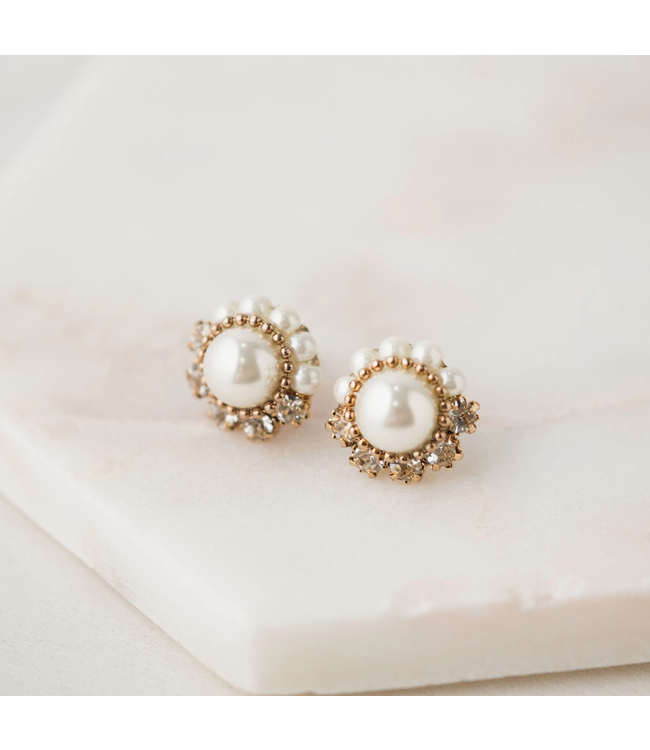 Empress Pearl Post Earrings