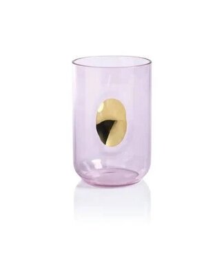 Zodax Violet Aperitivo Tumbler w/ Gold Accent