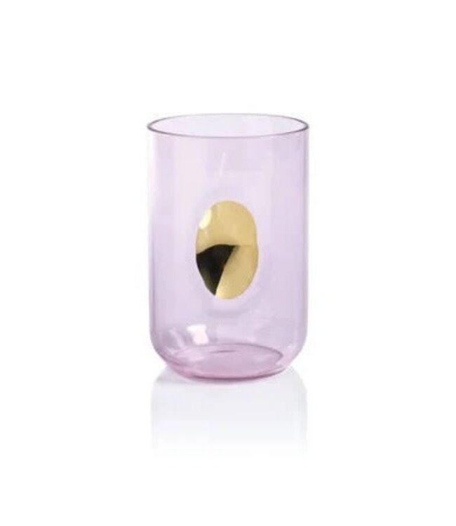 Violet Aperitivo Tumbler w/ Gold Accent