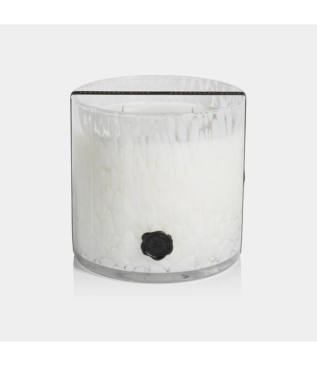 AG Opal Glass Three Wick Candle Jar - Gardenia