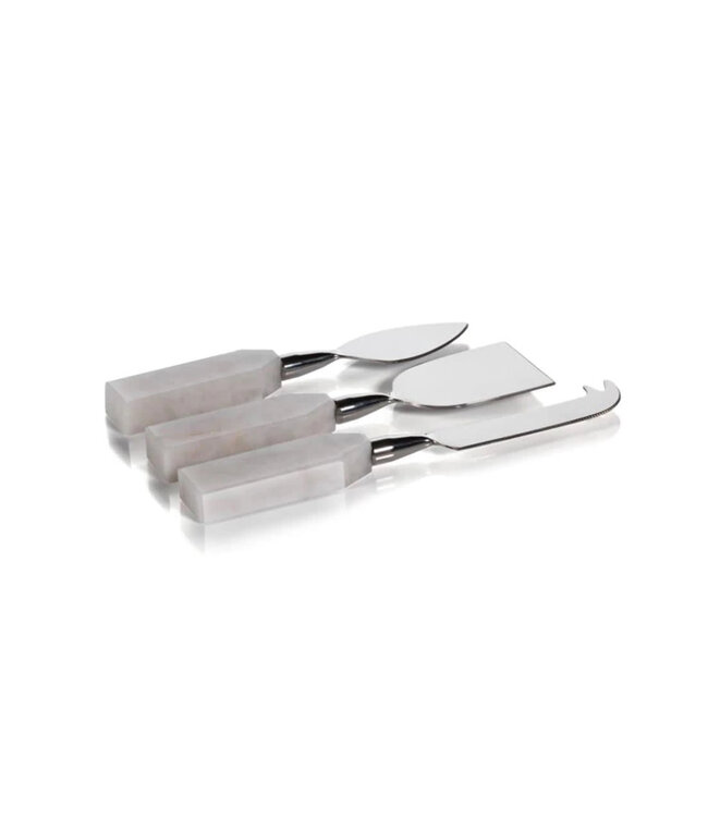 Alabaster 3 Piece Cheese Knife Set