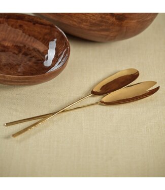 Zodax Maize Polished Gold Sever Set