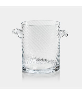 Bagatelle Swirl Glass Ice Bucket