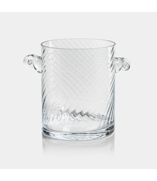 Bagatelle Swirl Glass Ice Bucket