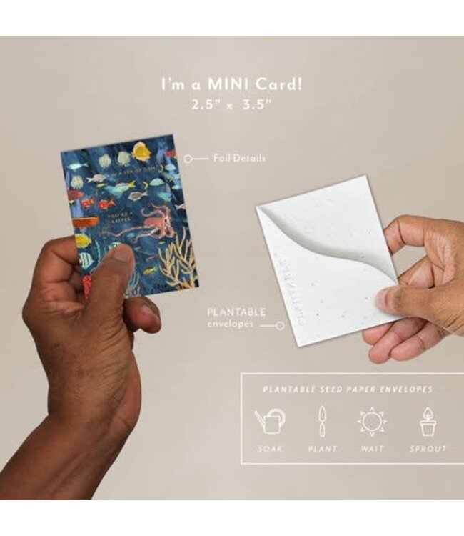 You're a Keeper Seedling Mini Greeting Card