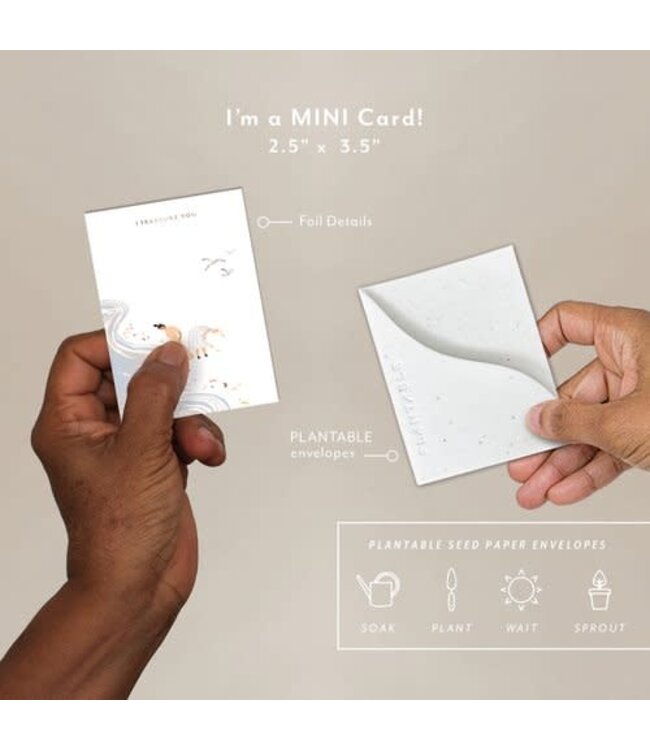 Treasure Seedling Mini Greeting Card
