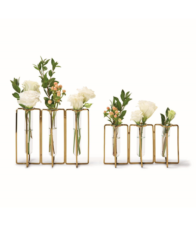 Lavoisier Gold Flower Vase