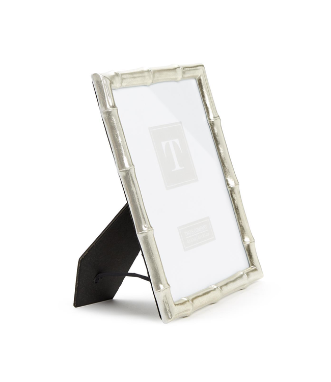 Silver Faux Bamboo 8 x 10 Photo Frame