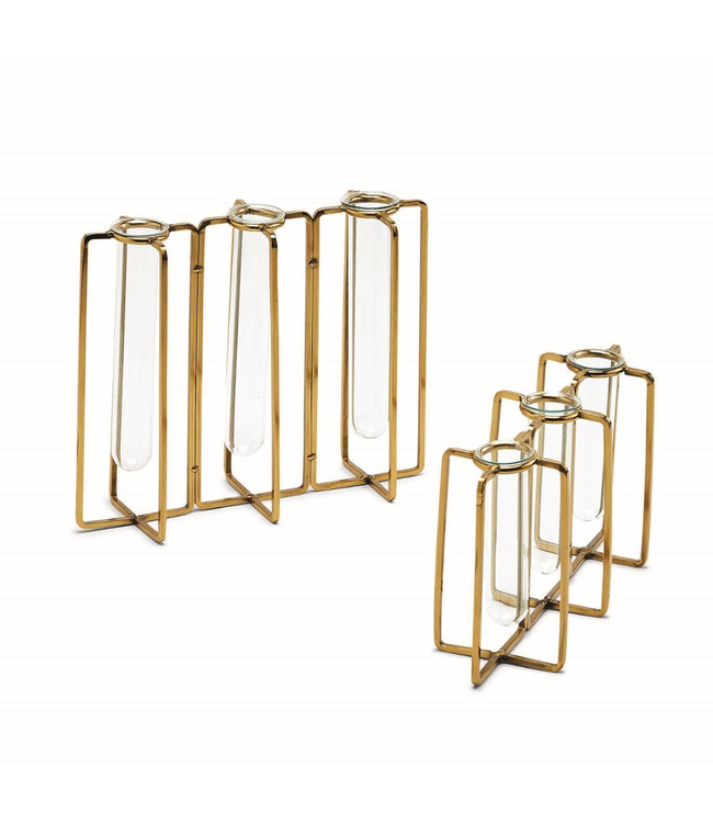 Lavoisier Gold Flower Vase