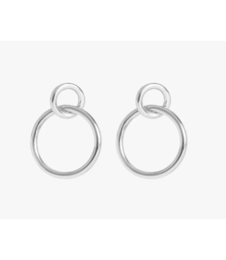 Marrin Costello Ven Hoops 1'' Silver