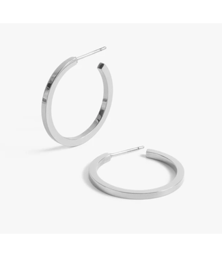 Marrin Costello Jay Hoops 1'' Silver