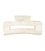 Claw Clip - White Marble