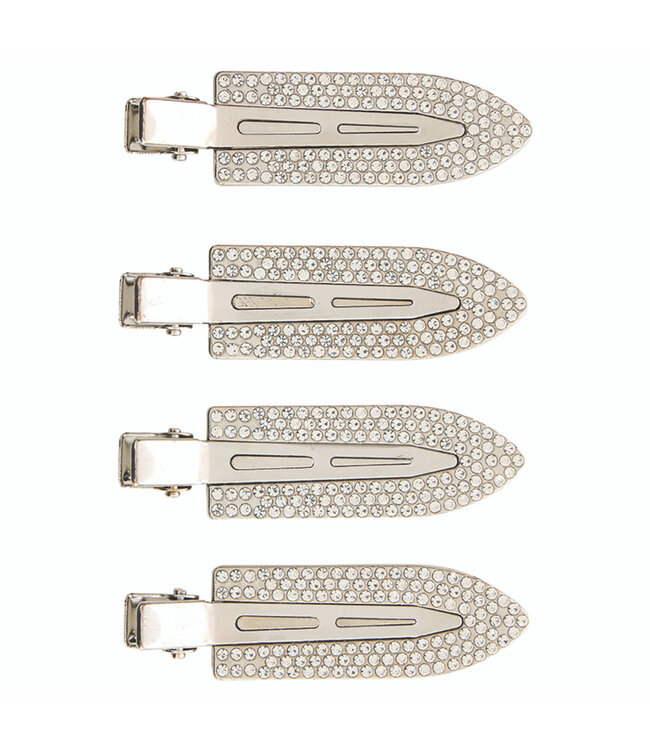 Crease Free Hair Clips - Silver