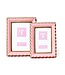 Pink Scalloped Picture Frame