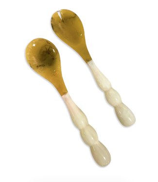 Beatriz Ball Resin Rio Bubble Salad Servers White