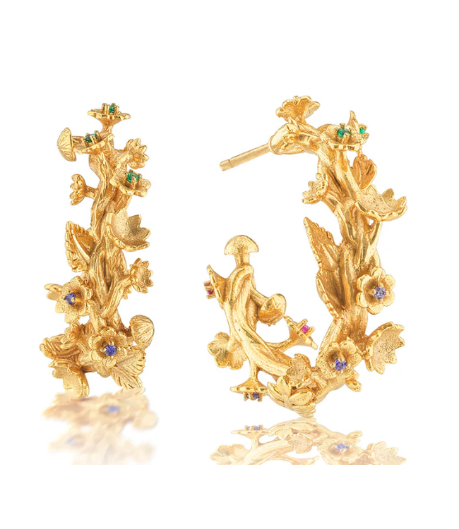Meadow Small Hoop Earrings - Gold Meadow