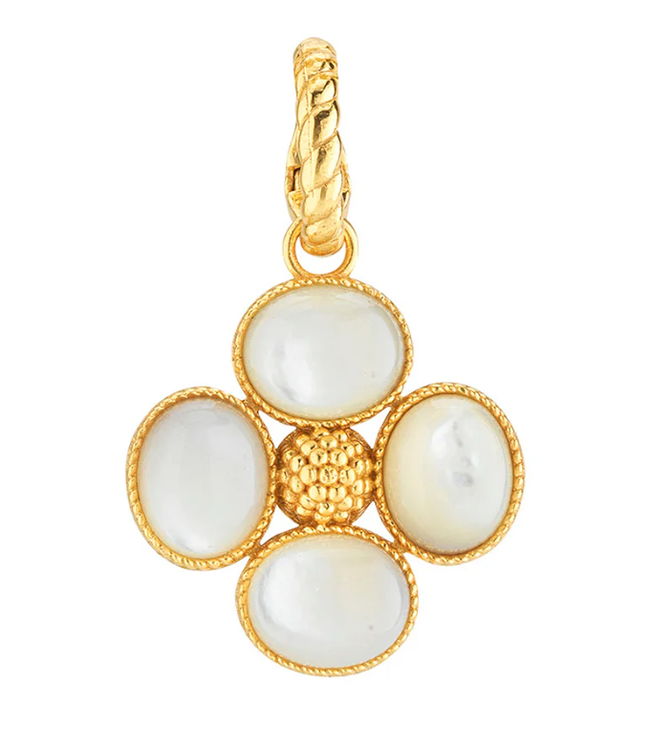 Berry Clover Double Sided Pendant