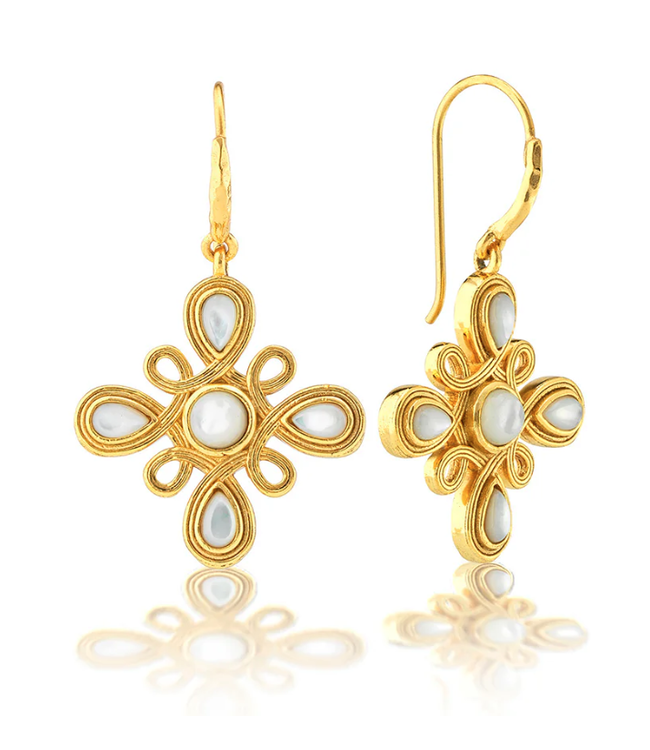 Monique Gem Dangle Earrings
