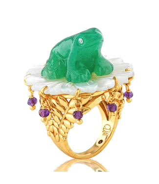 Capucine de Wulf Villandry Frog Prince Ring, Size 7