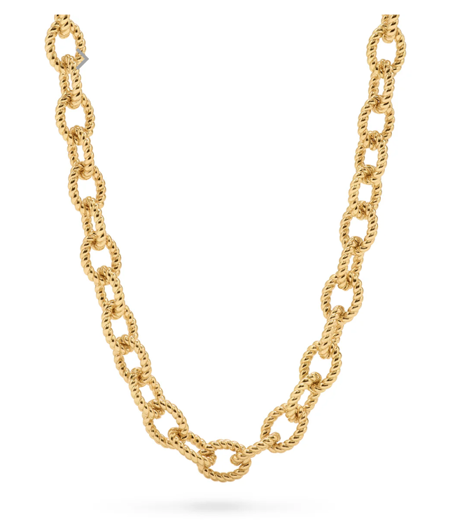 Victoria Small Chain Necklace, 18" - Gold