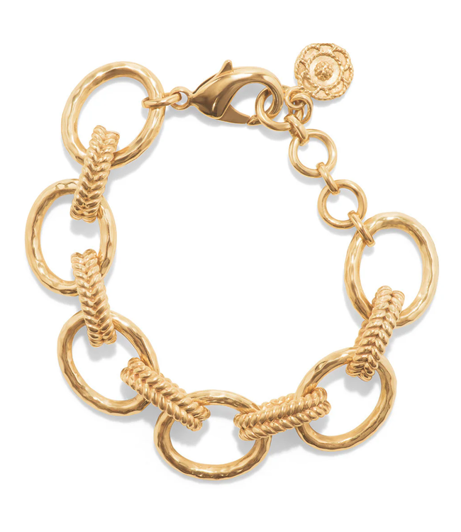 Cleopatra Regal Link Bracelet, 7"+1.5"