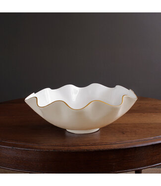 Beatriz Ball ENCANTO Carola Extra Large Bowl (Cream and White)