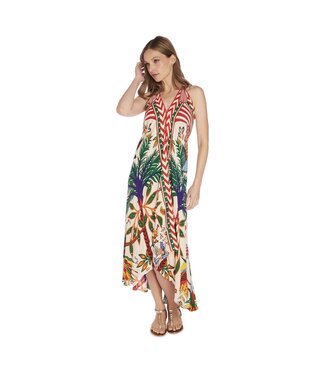Two's Company Voila Dress Magic India Beige