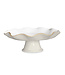ENCANTO Carola Pedestal Cake Plate (Cream and White)