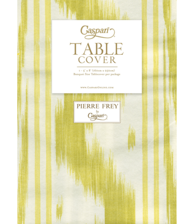 Toile De Nantes Yellow Paper Linen Print Airlaid Tablecover