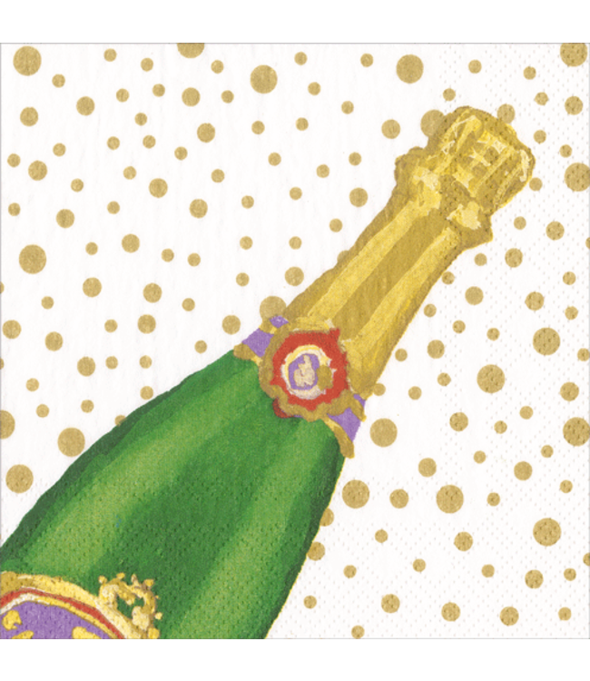 Sparkling White Napkin Cocktail