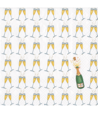 Caspari Bubbly Napkin Cocktail