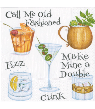 Caspari Cocktail Hour Napkin Cocktail