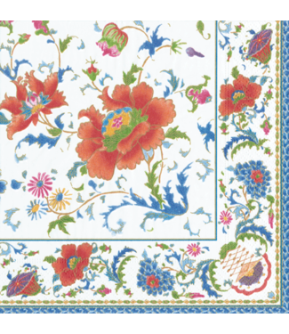 Caspari Chinese Ceramic White Napkin Cocktail