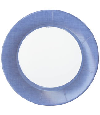 Caspari Linen Blue Dinner Plates