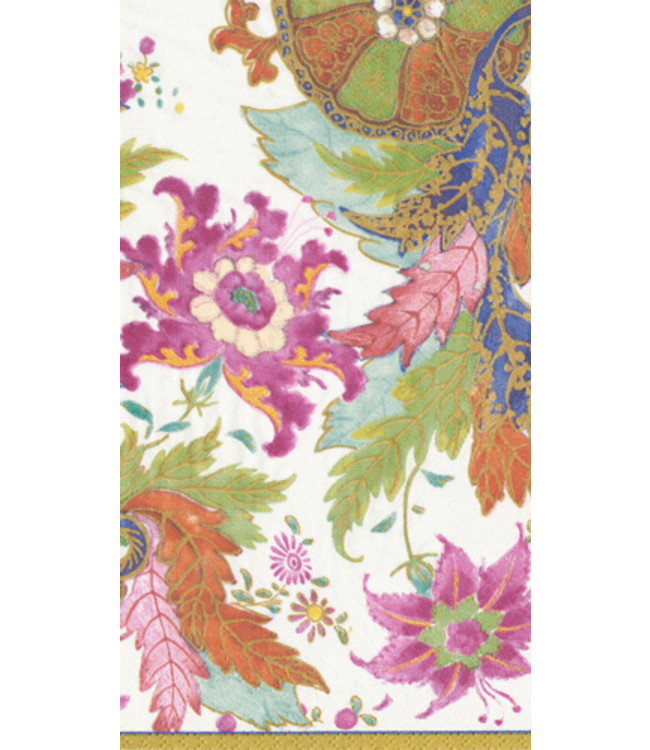 Tobacco Leaf Ivory Guest Towel